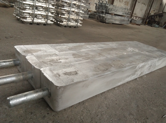 Anodi di alluminio industriali Alta resistenza e resistenza alle alte temperature Leghe Al-Zn-In-Cd